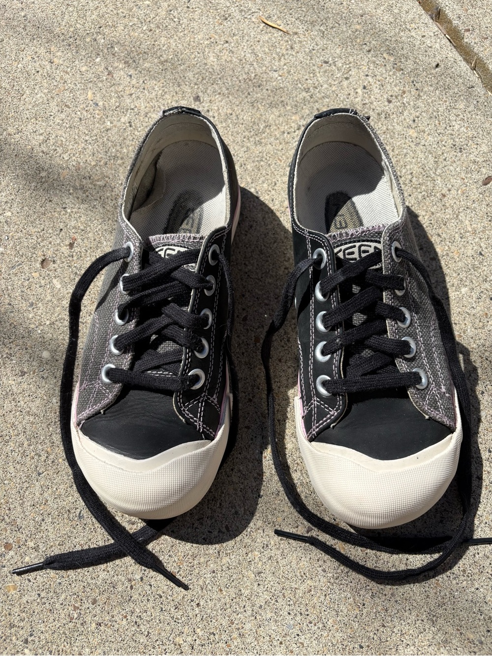 Keen - grey and black sneakers - Size 7.